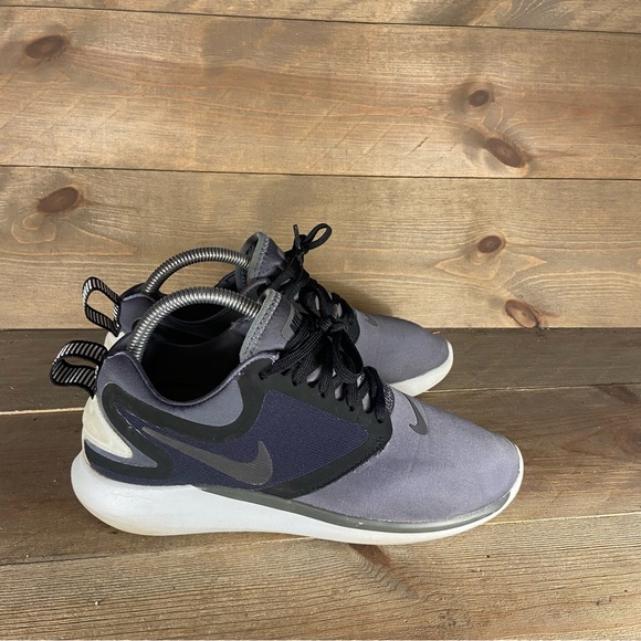 nike lunarsolo womens size 7.5 shoes gray athletic running sneakers - Picture 2 of 8